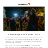 Celebrating Easter in a time of war