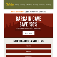 Enter The Bargain Cave And Save!