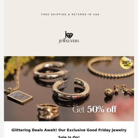 Exclusive Good Friday Offer: 50% Off + Free Gift!