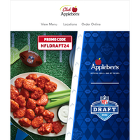 Pick free Boneless Wings during the Draft