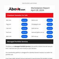 Above Marketplace Report - March 20, 2024