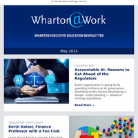 Wharton@Work May 2024