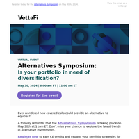 [You're invited] Join us for the Alternatives Symposium on May 30th!