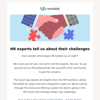 What's your biggest challenge in HR right now?