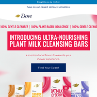 😍 Milk every moment with NEW Dove Cleansing Bars