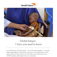 Global hunger: 7 facts you need to know