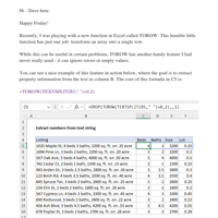 How to extract numbers from a text string