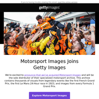 New Motorsport Images, Historical Archives, and Contemporary Visuals Brought to You by Getty Images