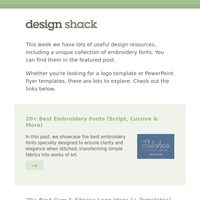 Design Shack Newsletter: 651