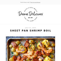 FAN FAVORITE ✨ Sheet Pan Shrimp Boil