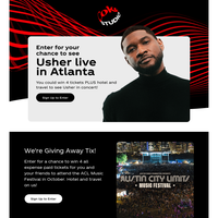 Usher and Austin City Limits Sweeps