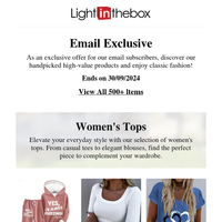 Unlock Special Prices on Top Women's Tops Picks