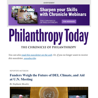 Philanthropists Make Their Case at U.N. General Assembly