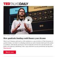 How quadratic funding could finance your dreams