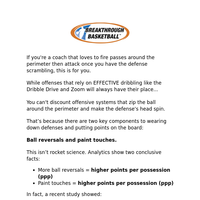 NEW! Fast-Paced Passing Offense With Less Dribbling