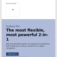 Shop the new Surface Pro Copilot+ PC