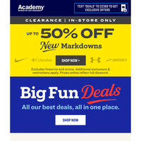 Save Today: Big Fun Deals and Clearance