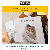 BOGO All Photobooks This Week! 🔥