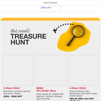 Check Out This Week's Treasure Hunt!