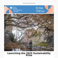 Sustainability Prize 🌎 Now Open!