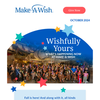 What’s happening this October at Make-A-Wish: