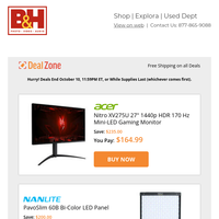 Today's Deals: Acer Nitro 27\