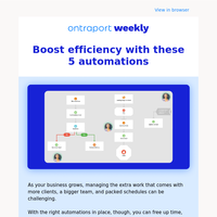 5 automations to streamline your business