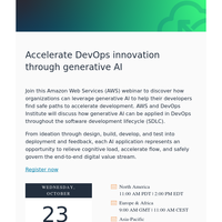 Webinar: Improve developer productivity with generative AI