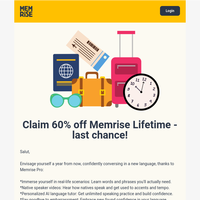 Final 6 hours: claim 60% off Memrise Lifetime