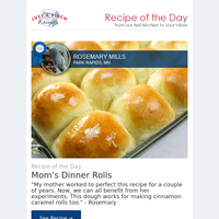 Mom's Fluffy Dinner Rolls