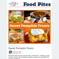 Pumpkin-Inspired Treats Inside