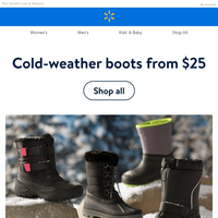 From $25: winter boots for all ❄️ 🥾