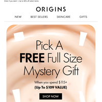 Treat Yourself To A FULL SIZE Mystery Gift—No Tricks!