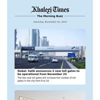 Dubai: Salik announces 2 new toll gates to be operational from November 24