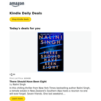 Today’s top Kindle book deals for you