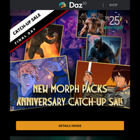 New Morph Packs - Anniversary Catch-Up Sale