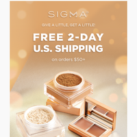 Free 2-Day Shipping + F30 Large Powder Gift with Purchase 🌟