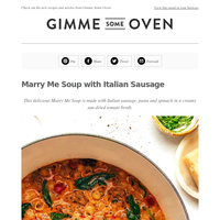 New Post: Marry Me Soup with Italian Sausage