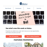 {NAME}, Don’t Forget to Visit Hubzu Today