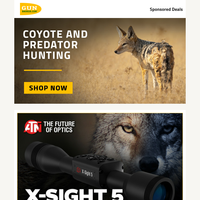 ➡️ Coyote Hunting: Shop ATN X-Sight, S&W Rebate, Holosun & St. Josephs