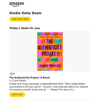 Your Kindle book deals for today