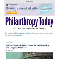 Washington Is Likely to Take Up Key Nonprofit Policies Next Year