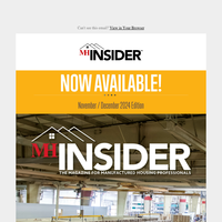 MHInsider’s Design and Build Edition with News and Trends from the Industry Is Available Now!