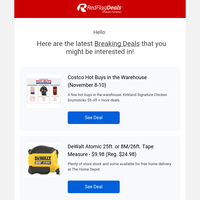 Costco Weekend Hot Buys, Home Depot Ladder & Tape Measure Deals, Free Skip the Dishes Membership, New LEGO Deals + More