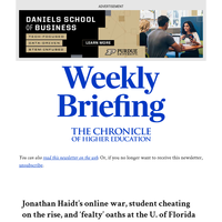 Weekly Briefing: How Jonathan Haidt started a social-media war