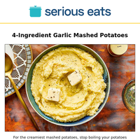 4-Ingredient Garlic Mashed Potatoes