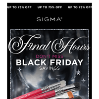 💥 Final Hours for Black Friday Savings!