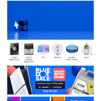 🔵 {NAME}, THE BLUE DOT SALE IS HERE!! 🔵