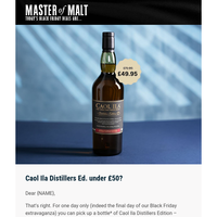 £22 off Caol Ila Distillers Edition!?!