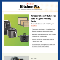 Amazon's Secret Outlet Has Tons of Cyber Monday Deals on Kitchen Gear